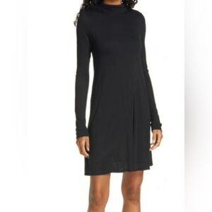 NWT ATM Anthony Thomas Melillo Black Long Sleeve Dress